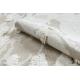 Matta ECO SISAL MOROC 22331 Abstraktion boho fringe - strukturell beige / grädde