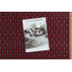 Runner anti-slip INCA maroon 80cm