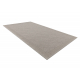 Tapis en laine VILLA 7636/68400 Zigzag SIZAL, tissé à plat beige foncé