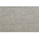 Tapete de lã VILLA 7636/68400 Zigzag SIZAL, tecido plano bege escuro