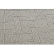 Tappeto in lana VILLA 7636/68400 Zigzag SIZAL, tessitura piatta beige scuro