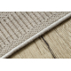 Tapis en laine VILLA 7636/68200 Zigzag SIZAL, tissé à plat beige