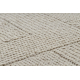 Tapis en laine VILLA 7636/68200 Zigzag SIZAL, tissé à plat beige