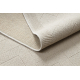 Vlněný koberec VILLA 7636/68200 Zigzag SIZAL, plošně tkaný béžový 