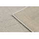 Tapis en laine VILLA 7636/68200 Zigzag SIZAL, tissé à plat beige