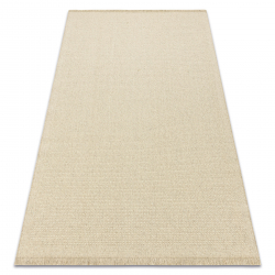 Tapis en laine VILLA 8986/69400 Plaine SIZAL, tissé à plat beige