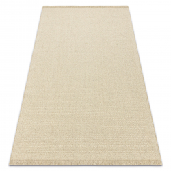 Wool carpet VILLA 8986/69400 Plain SIZAL, flat-woven beige