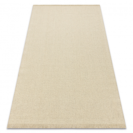 Tapis en laine VILLA 8986/69400 Plaine SIZAL, tissé à plat beige