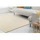 Tapis en laine VILLA 8986/69400 Plaine SIZAL, tissé à plat beige