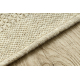 Шерстяний килим VILLA 8986/69400 Однотонний SIZAL, плетіння бежевий