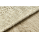 Tapis en laine VILLA 8986/69400 Plaine SIZAL, tissé à plat beige