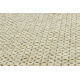 Vilnonis kilimas VILLA 8986/69400 Vienos spalvos SIZAL, plokščio audinio smėlio spalvos