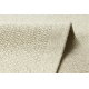 Tapis en laine VILLA 8986/69400 Plaine SIZAL, tissé à plat beige