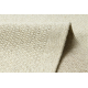 Vlnený koberec VILLA 8986/69400 Jednobarevný SIZAL, plocho tkaný béžový