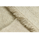 Шерстяний килим VILLA 8986/69400 Однотонний SIZAL, плетіння бежевий
