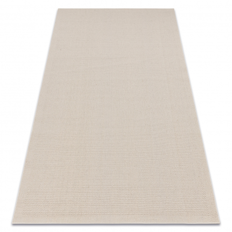 Шерстяний килим VILLA 8986/68200 Однотонний SIZAL, плетіння бежевий