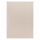 Tapis en laine VILLA 8986/68200 Plaine SIZAL, tissé à plat beige