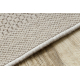 Tappeto in lana VILLA 8986/68200 Un colore SIZAL, tessitura piatta beige