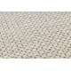 Vilnonis kilimas VILLA 8986/68200 Vienos spalvos SIZAL, plokščio audinio smėlio spalvos