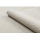 Шерстяний килим VILLA 8986/68200 Однотонний SIZAL, плетіння бежевий