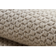 Tappeto in lana VILLA 8986/68200 Un colore SIZAL, tessitura piatta beige