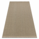 Tappeto in lana VILLA 8986/69500 Un colore SIZAL, tessitura piatta beige scuro