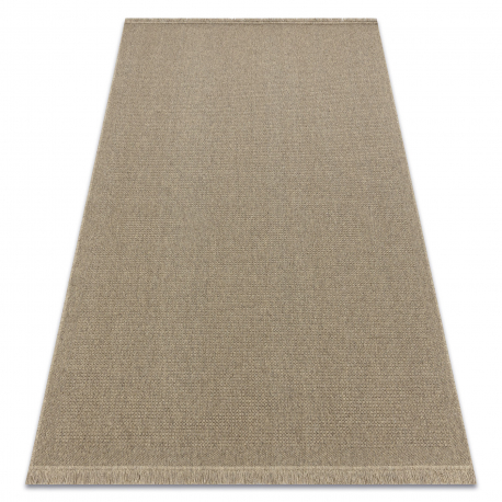 Tappeto in lana VILLA 8986/69500 Un colore SIZAL, tessitura piatta beige scuro