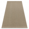 Dywan wełniany VILLA 8986/69500 Jednolity SIZAL, płaskotkany ciemny beż