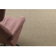 Tappeto in lana VILLA 8986/69500 Un colore SIZAL, tessitura piatta beige scuro