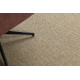 Tappeto in lana VILLA 8986/69500 Un colore SIZAL, tessitura piatta beige scuro