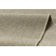 Tappeto in lana VILLA 8986/69500 Un colore SIZAL, tessitura piatta beige scuro