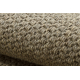 Tappeto in lana VILLA 8986/69500 Un colore SIZAL, tessitura piatta beige scuro