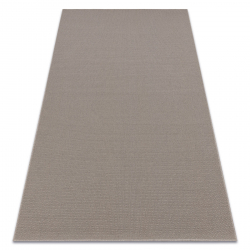Tapis en laine VILLA 8986/68400 Plaine SIZAL, tissé à plat gris