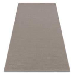 Vlněný koberec VILLA 8986/68400 Jednobarevný SIZAL, plošně tkaný šedá