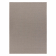 Vlnený koberec VILLA 8986/68400 Jednobarevný SIZAL, plocho tkaný gri