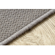 Tappeto in lana VILLA 8986/68400 Un colore SIZAL, tessitura piatta gris