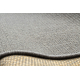 Tapete de lã VILLA 8986/68400 Cor lisa SIZAL, tecido plano cinzento