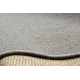 Tappeto in lana VILLA 8986/68400 Un colore SIZAL, tessitura piatta gris