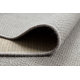 Tappeto in lana VILLA 8986/68400 Un colore SIZAL, tessitura piatta gris
