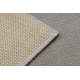 Tappeto in lana VILLA 8986/68400 Un colore SIZAL, tessitura piatta gris