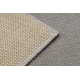 Wool carpet VILLA 8986/68400 Plain SIZAL, flat-woven grey