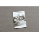 Tappeto in lana VILLA 8986/68400 Un colore SIZAL, tessitura piatta gris