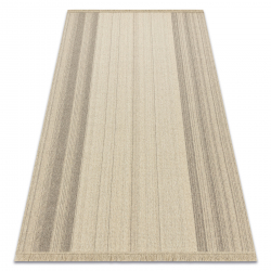 Tapis en laine VILLA 7796/72800 Rayures SIZAL, tissé à plat beige
