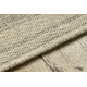 Vilnonis kilimas VILLA 7796/72800 Juostelės SIZAL, plokščio audinio smėlio spalvos