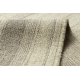 Vlnený koberec VILLA 7796/72800 Pruhy SIZAL, plocho tkaný béžový