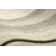 Вълнен килим VILLA 7796/72800 райе SIZAL, плоскотъкан бежов
