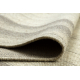 Tapis en laine VILLA 7796/72800 Rayures SIZAL, tissé à plat beige