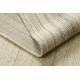Tapis en laine VILLA 7796/72800 Rayures SIZAL, tissé à plat beige