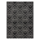 Tappeto SIZAL FLAT 48731690 Quadri Rombi, Geometrico grigio / crema