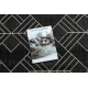 Sisal tapijt SISAL FLAT 48731690 Vierkant, ruit, geometrisch, grijskleuring / crème
